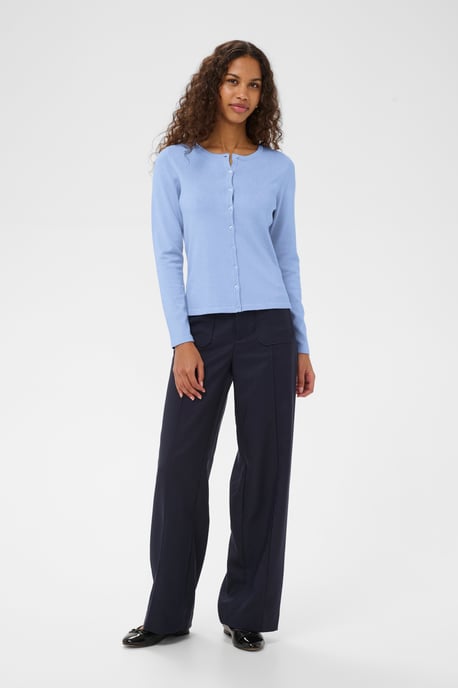 A8661, MilaSZ R-Neck Cardigan Knitted cardigan Classic fit - Image 1