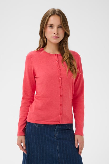 A8661, MilaSZ R-Neck Cardigan Knitted cardigan Classic fit - Image 2
