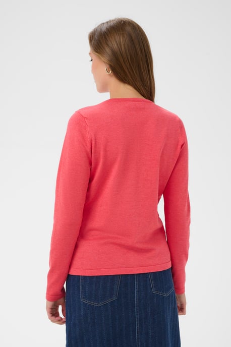 A8661, MilaSZ R-Neck Cardigan Knitted cardigan Classic fit - Image 3