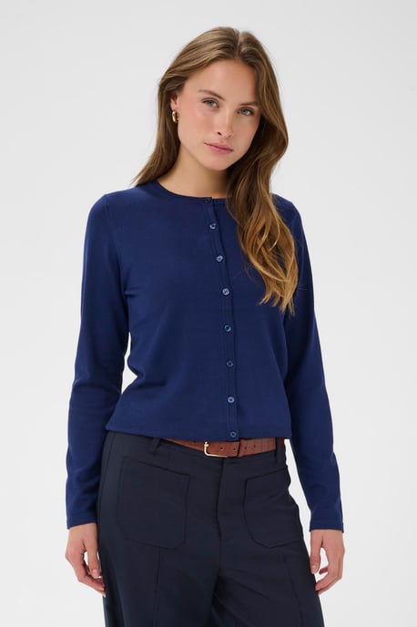 A8661, MilaSZ R-Neck Cardigan Knitted cardigan Classic fit - Image 2