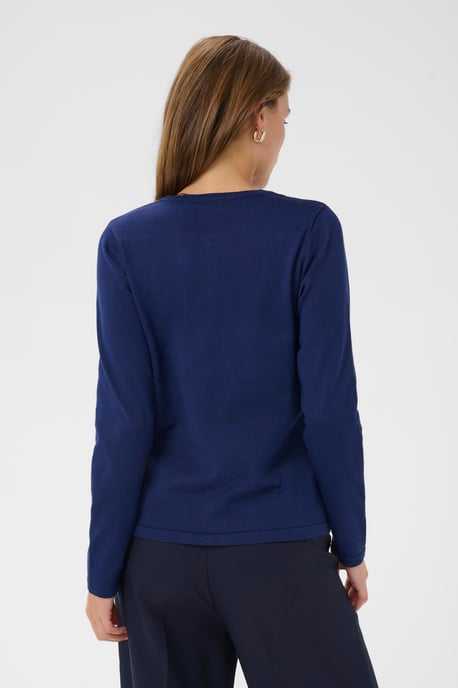 A8661, MilaSZ R-Neck Cardigan Knitted cardigan Classic fit - Image 3