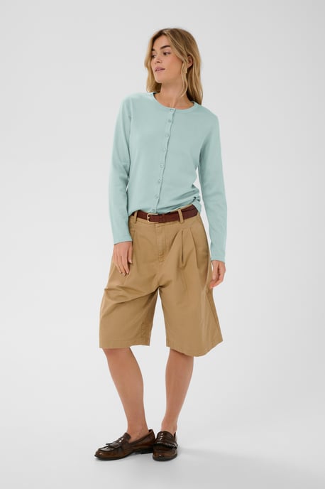 A8661, MilaSZ R-Neck Cardigan Knitted cardigan Classic fit - Image 1