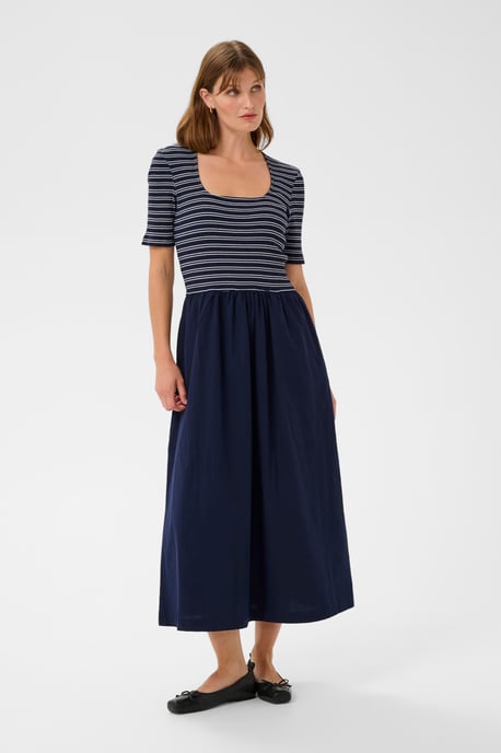 SLSimone Striped Dress SS Jersey dress Feminine Silhouette - Image 2