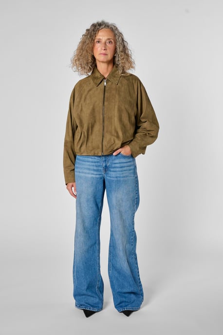 MWPetra Bomber jacket Leather jacket Loose fit - Image 1