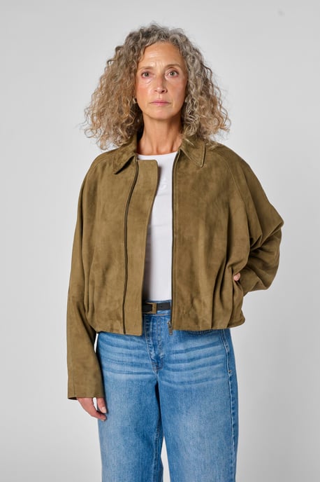MWPetra Bomber jacket Leather jacket Loose fit - Image 3