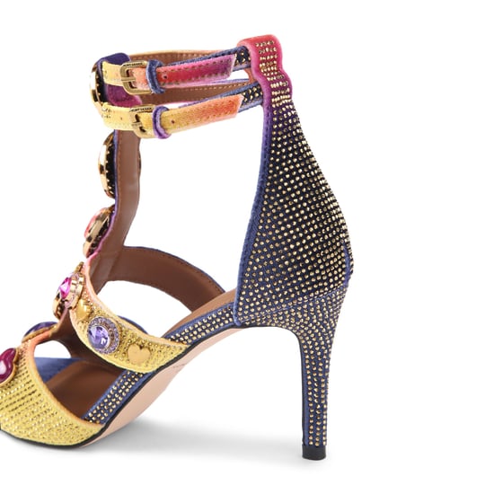 Kurt Geiger London Velvet Gem High Gladiator Sandals - Image 3