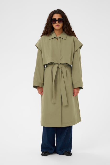 SLRowena Trench Coat Outerwear Oversize fit - Image 2