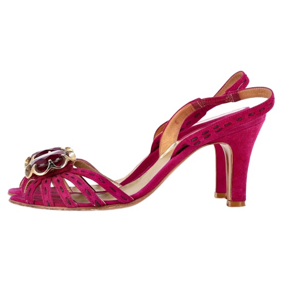 Marc Jacobs Slingback Sandals in Pink Suede - Image 5