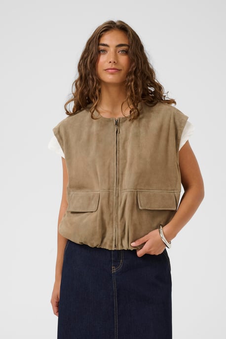 CUannemie Suede Waistcoat Waistcoat Casual fit - Image 3