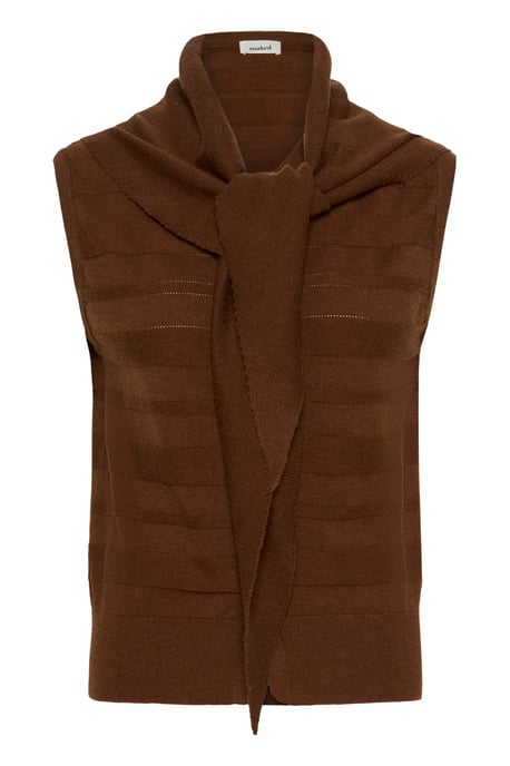 SLSpina Scarf Waistcoat Knitted waistcoat Regular fit - Image 4