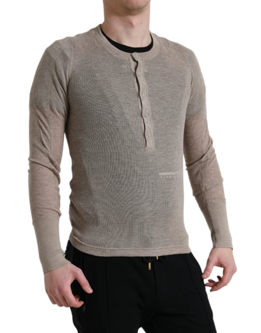 Langarm Henley Kasjmier Shirt - Image 4