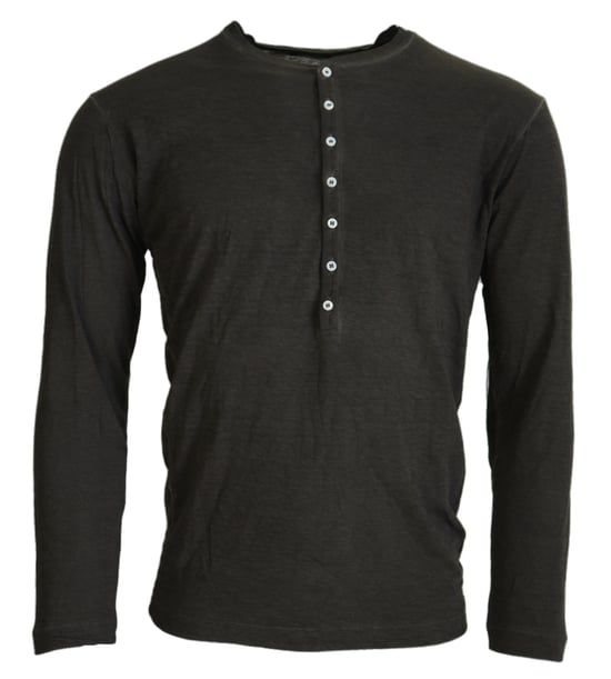 Langarm Henley Shirt Tsh3535 - Image 1