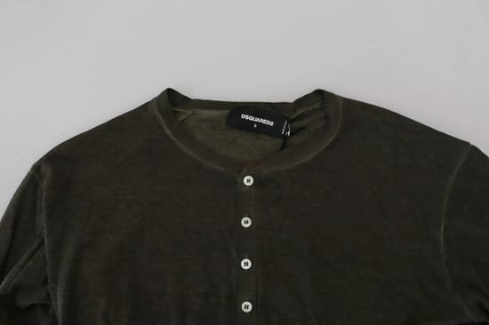 Langarm Henley Shirt Tsh3535 - Image 4