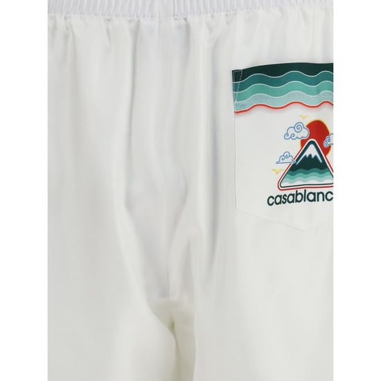 Silk Shorts Wavy Pattern - Image 3