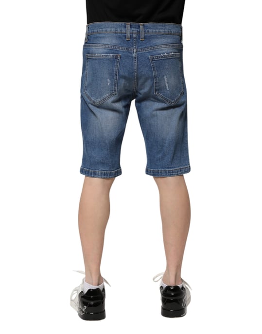 Slitna Denim-shorts - Image 4