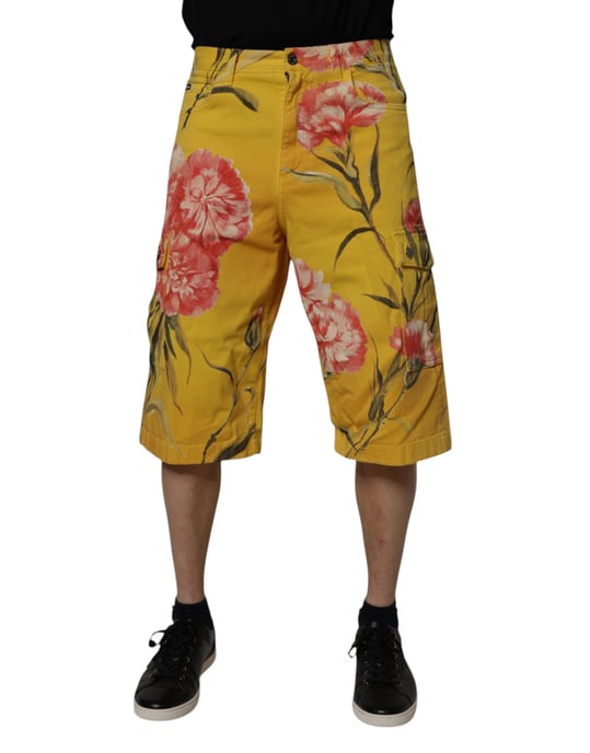 Blommiga Cargo Shorts - Image 1
