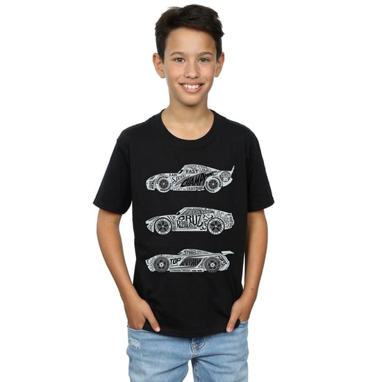 Disney Jongens Cars Tekst Racers T-Shirt (Zwart) - Image 2