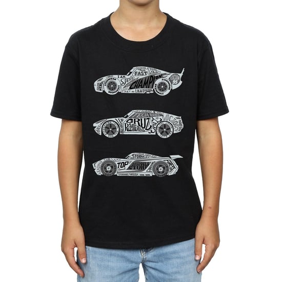 Disney Jongens Cars Tekst Racers T-Shirt (Zwart) - Image 3