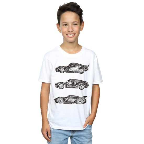 Disney Jongens Cars Tekst Racers T-Shirt (Wit) - Image 2