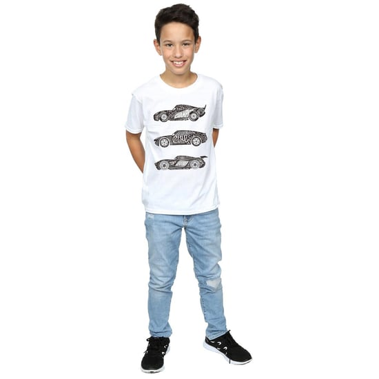 Disney Jongens Cars Tekst Racers T-Shirt (Wit) - Image 4