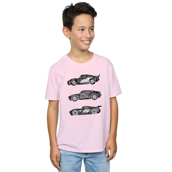 Disney Jongens Cars Tekst Racers T-Shirt (Baby Roze) - Image 2