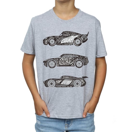 Disney Jongens Cars Tekst Racers T-Shirt (Sportgrijs) - Image 3