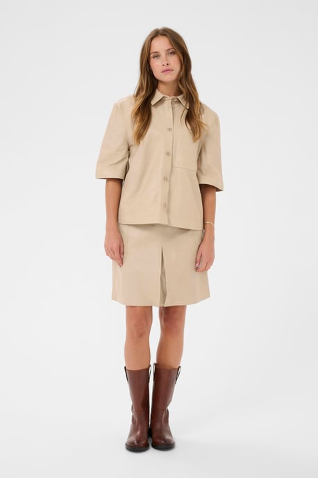 OndreaSZ Skirt Leatherskirt A-shape - Image 1