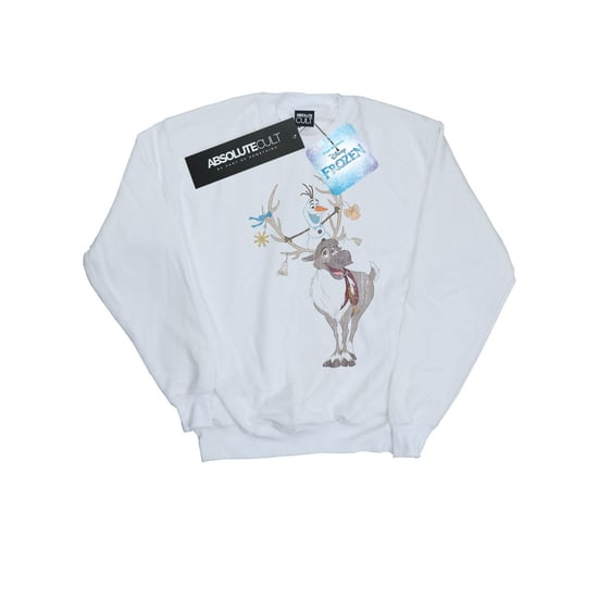 Disney Heren Frozen Sven en Olaf Kerst Ornamenten Sweatshirt (Wit) - Image 1