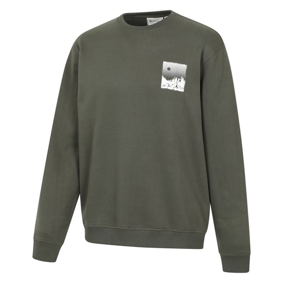 Mountain Warehouse Heren Mountain Scene Sweatshirt (Groen) - Image 3