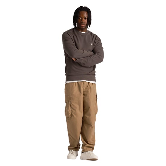 Lyle & Scott Heren Utility Sweatshirt met Lusrug (Grijs) - Image 4