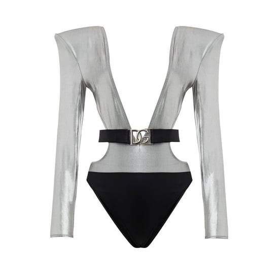 Ceintuurswimsuit met Lange Mouwen - Image 1