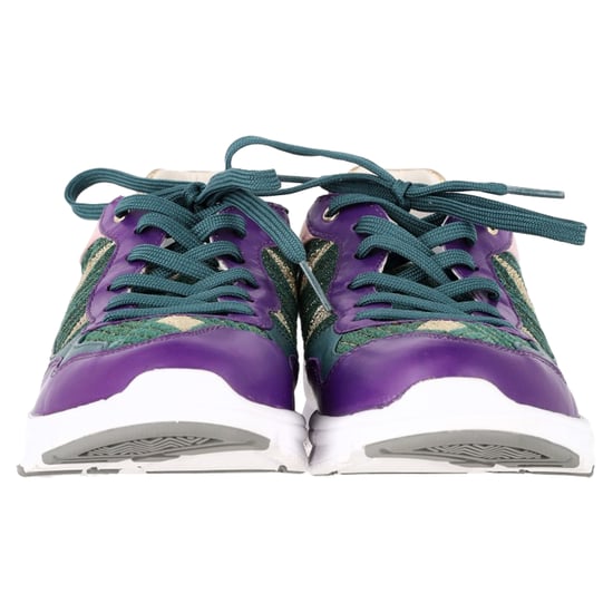 Dolce & Gabbana Mardi Gras lage sneakers in veelkleurig leer en suède. - Image 2