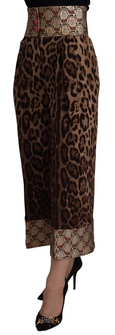 Leopardmönstrade Höga Culotter - Image 2