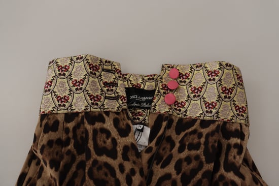 Leopardmönstrade Höga Culotter - Image 4