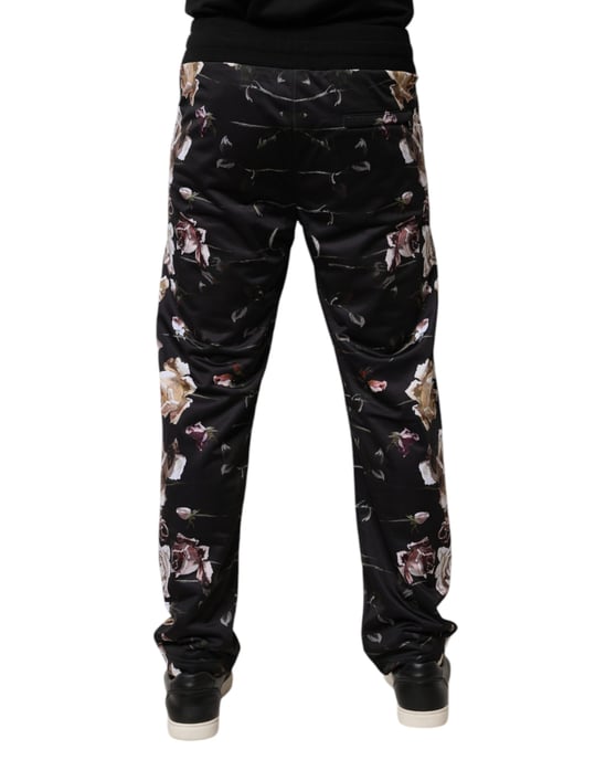 Floral Print Casual Trousers - Image 4