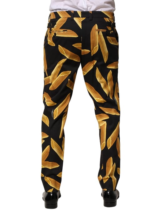Pasta Print Zijden Broek - Image 4