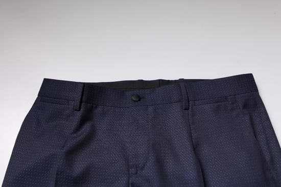 Slimfit Broek Micropatroon Stijl - Image 5