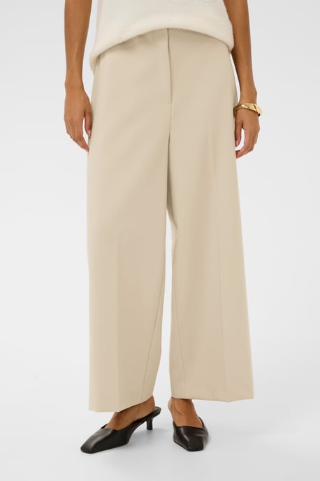 SLCorinne Wide Cropped Pants Pants-knitted Regular fit - Image 3