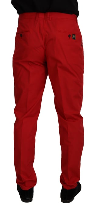 Casual Rood Katoenen Broek - Image 2