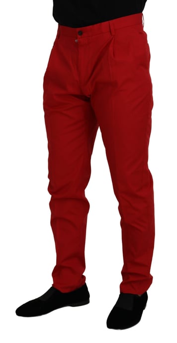 Casual Rood Katoenen Broek - Image 4