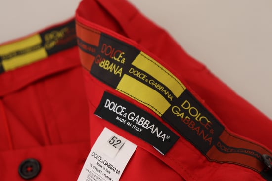 Casual Rood Katoenen Broek - Image 6