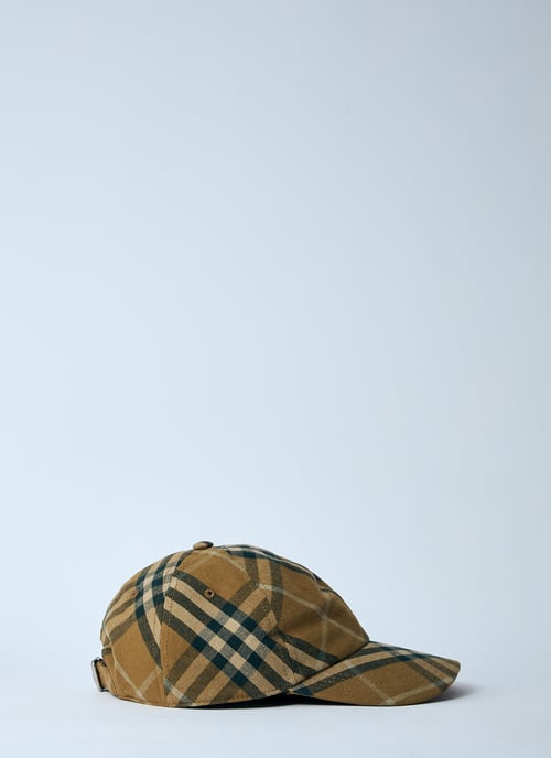 Burberry Check Katoenen Baseballpet - Image 3