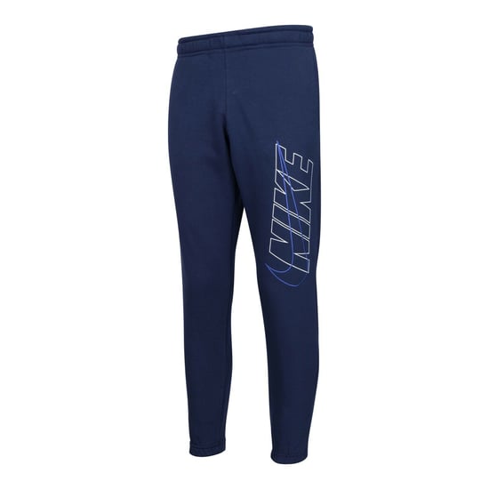 Nike Mens Navy Outline Hooded Fleece Tracksuit - Image 5