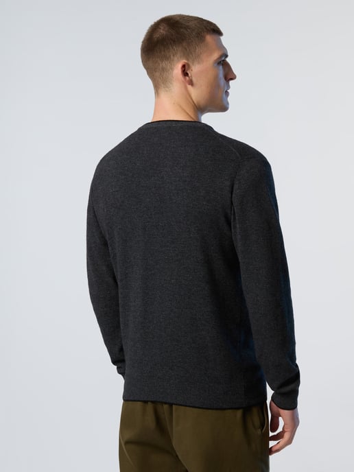North Sails Sweater V-neck with embroidered logo - Image 3