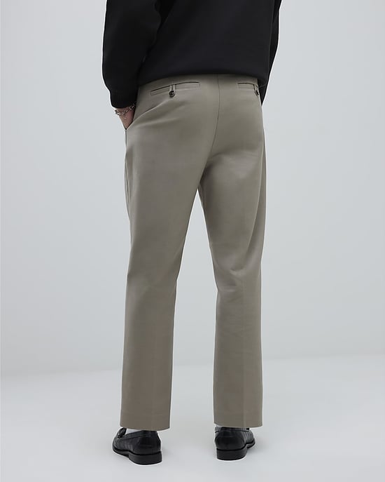 River Island Mens Chino Trousers Stone Tapered Fit - Image 4