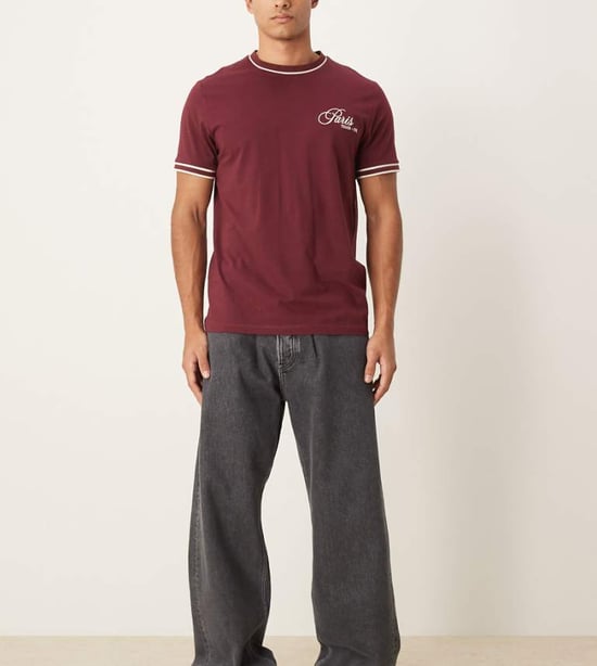 Calvin Klein Jeans plisserade vida jeans i tvättad grå - ASOS Exclusive - Image 1
