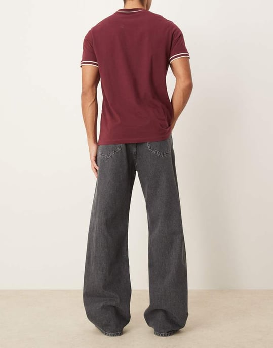 Calvin Klein Jeans plisserade vida jeans i tvättad grå - ASOS Exclusive - Image 3