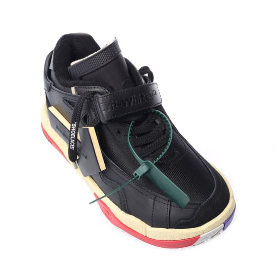 Off-White Low Top Puzzle Couture Black Sneakers - Image 5