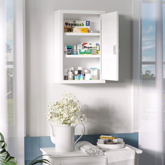 4goodz Medicijnkastje metaal ehbo-kastje met slot 14x30x46 cm - - Image 6