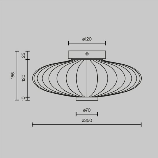 Maytoni wandlamp amulet - Ø35 - Image 3
